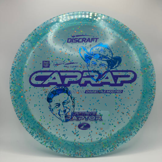 Discraft - Captain’s Raptor (Z-Confetti) 2026 Paul Ulibarri Limited Edition / Open Austin SE