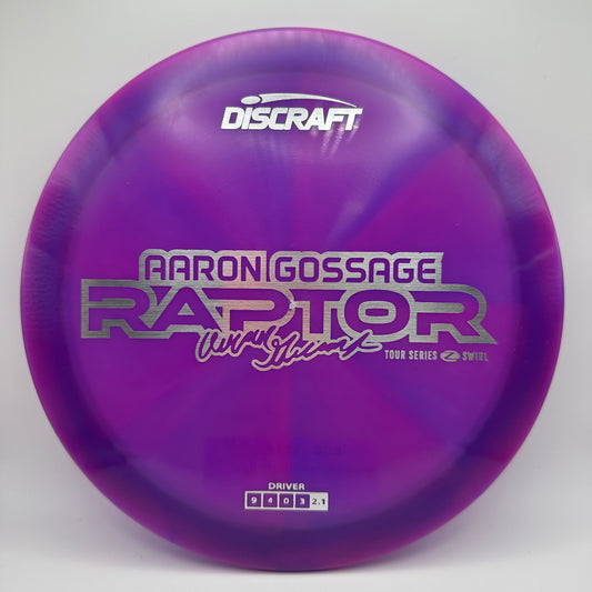 Discraft - Raptor (Z-Swirl) Aaron Gossage 2025 Tour Series