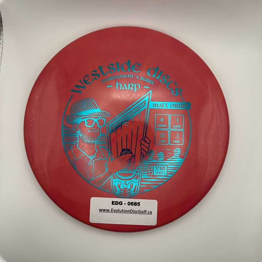 Westside Discs - Harp (Matt Orum 2023 - Tournament-X Burst)