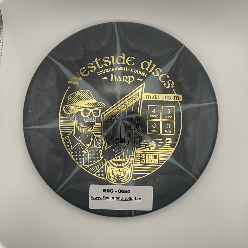 Westside Discs - Harp (Matt Orum 2023 - Tournament-X Burst)