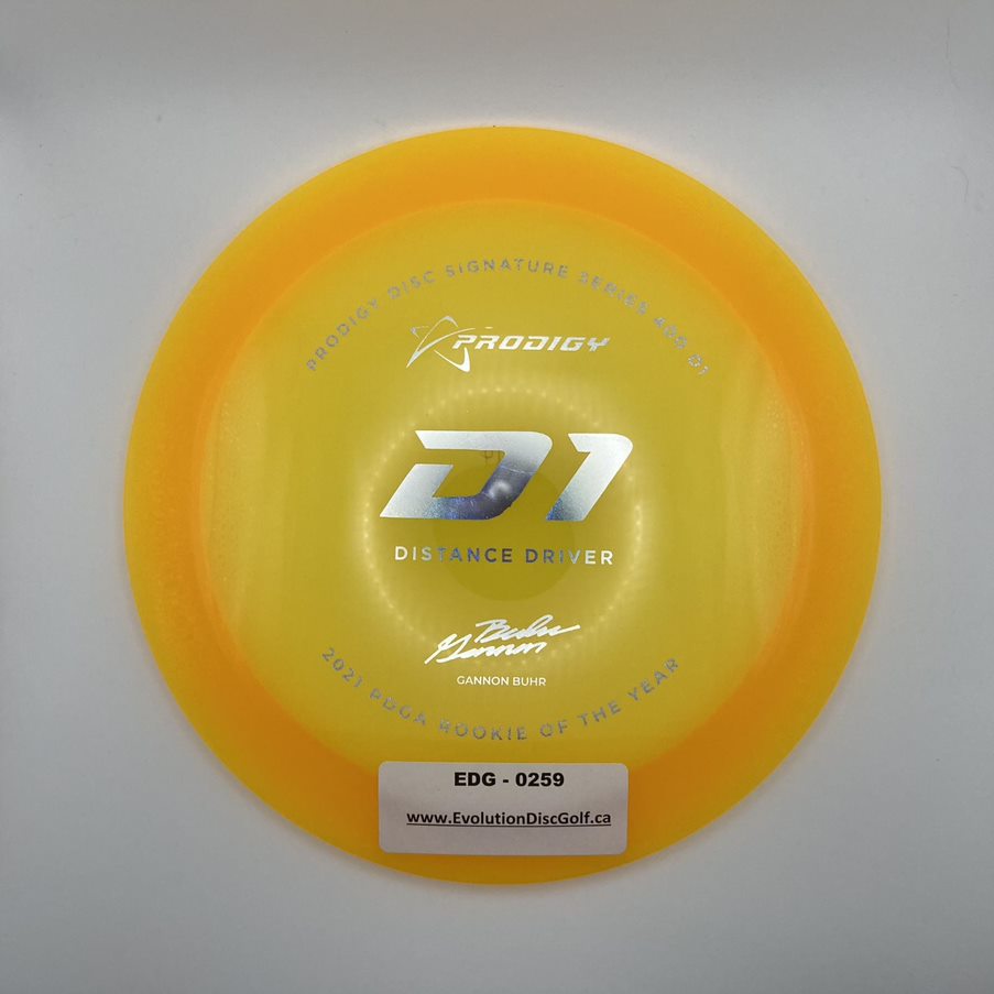 Prodigy - D1 Distance Driver - Gannon Buhr 2022 Signature Series 400
