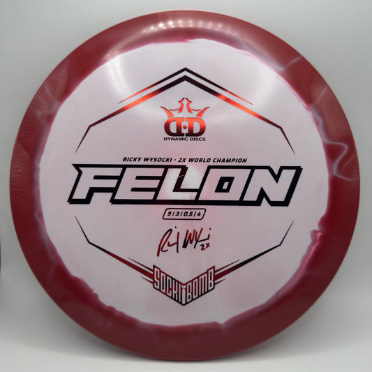 Dynamic Discs - Felon (Fuzion Orbit) - Ricky Wysocki Sockibomb Stamp