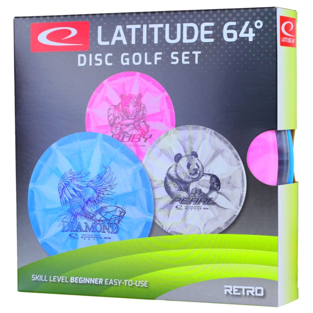 Latitude 64 - Beginner Disc Golf Set (Burst Retro)