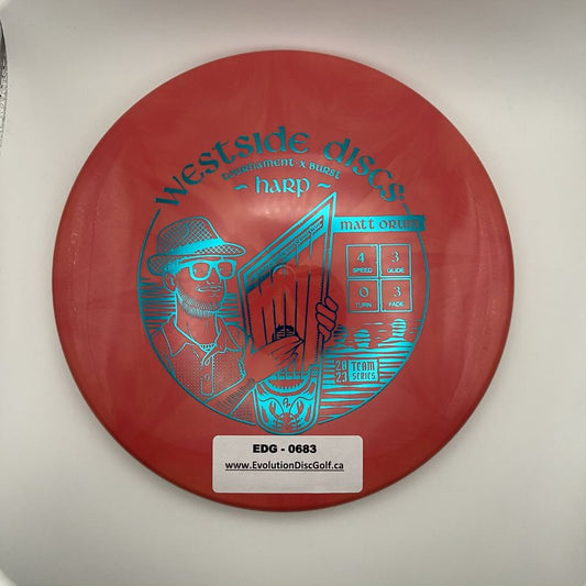 Westside Discs - Harp (Matt Orum 2023 - Tournament-X Burst)
