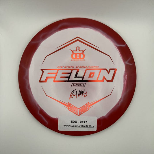 Dynamic Discs - Felon (Fuzion Orbit) - Ricky Wysocki Sockibomb Stamp